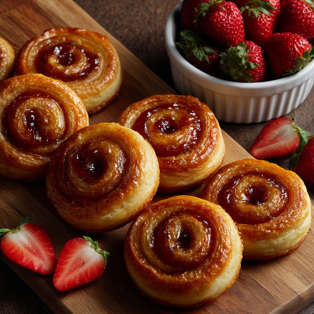Strawberries and Cream Cruffins Recipe