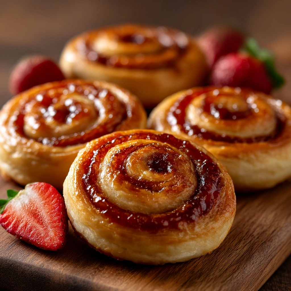 Strawberries and Cream Cruffins Recipe - Recipe Image