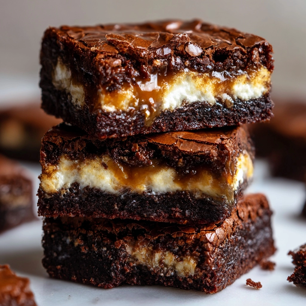 Fluffernutter Brownies Recipe - Recipe Image