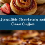 Strawberries and Cream Cruffins Recipe