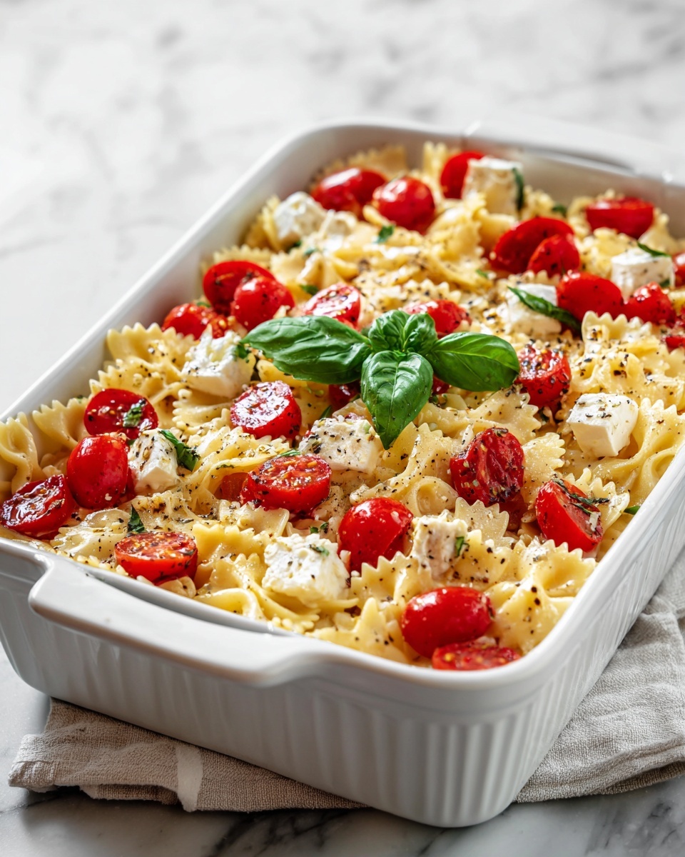 Baked Feta Pasta with Cherry Tomatoes Recipe - Recipe Image