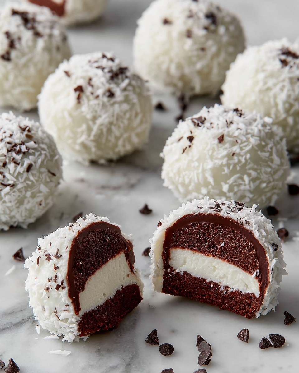 Mint Chocolate Chip Snowball Cookies Recipe - Recipe Image