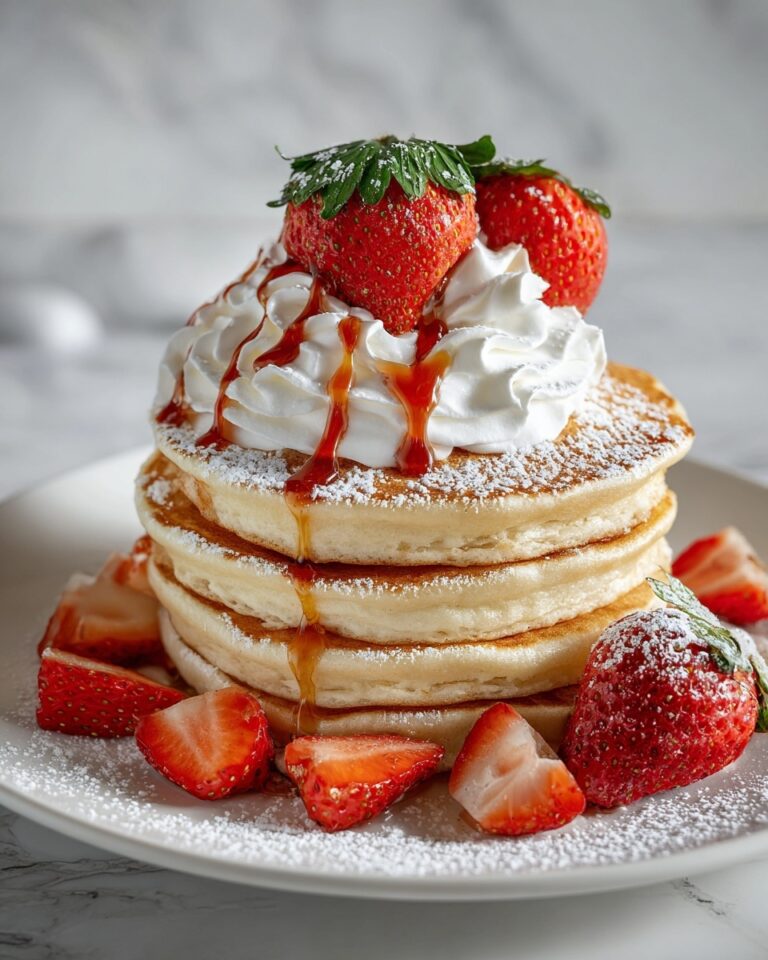 Delicious Strawberry Shortcake Pancakes Recipe