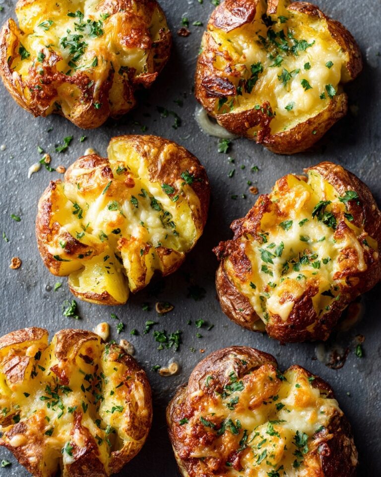 Crispy Air-Fryer Smashed Potatoes Recipe