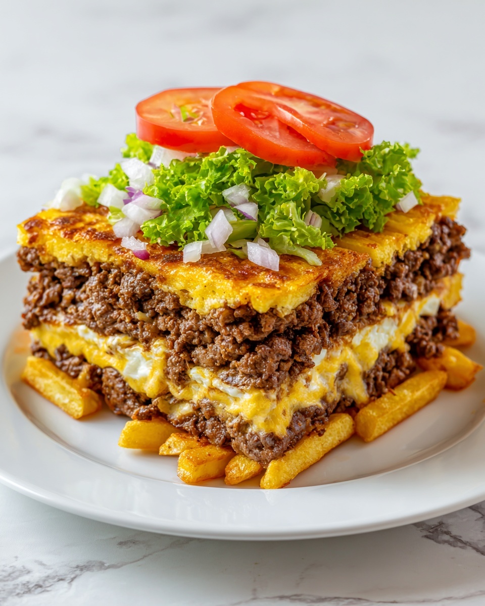 Big Mac Casserole Recipe - Recipe Image