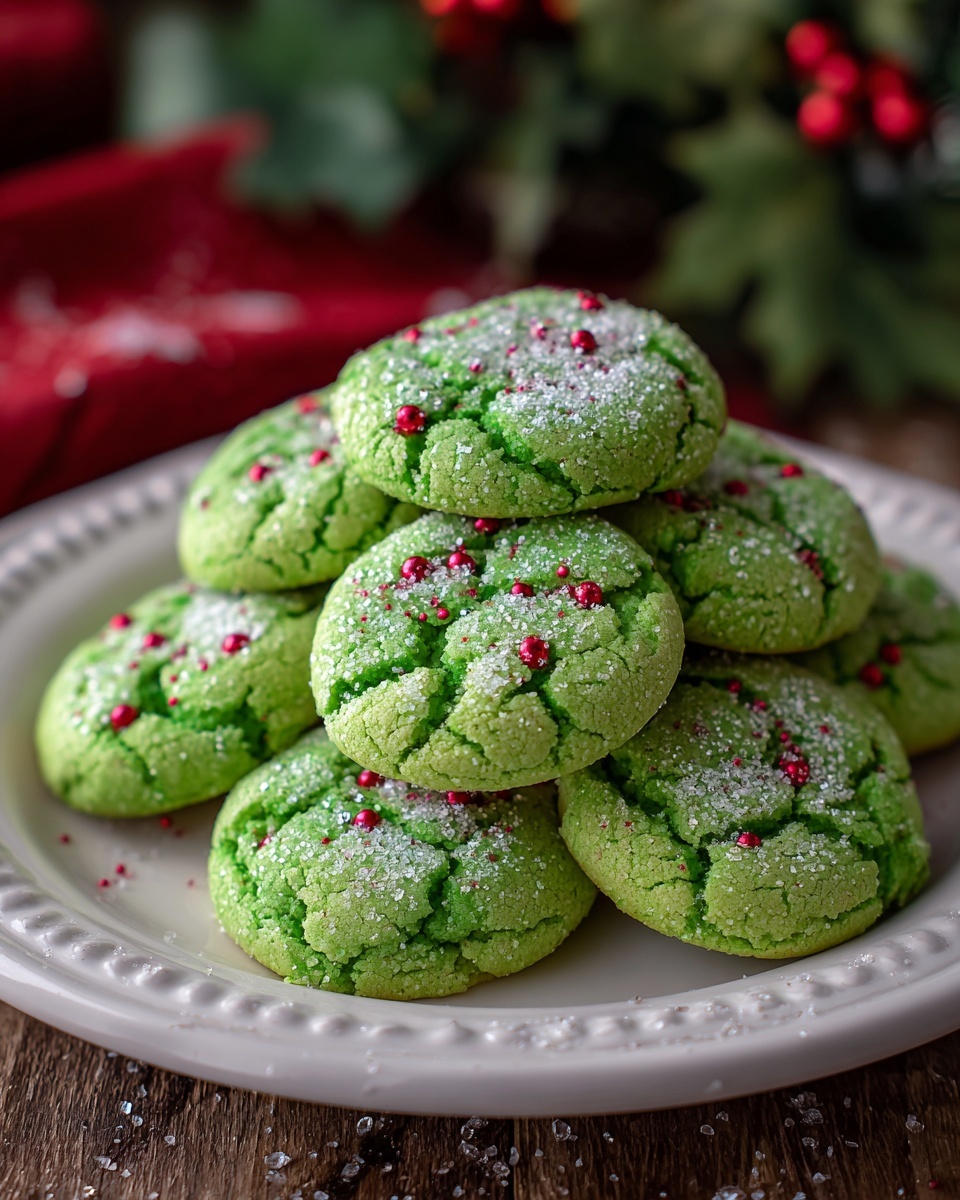 Grinch Cookies Recipe - Recipe Image