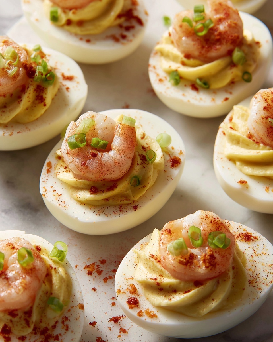 Cajun Shrimp Deviled Eggs Recipe - Recipe Image
