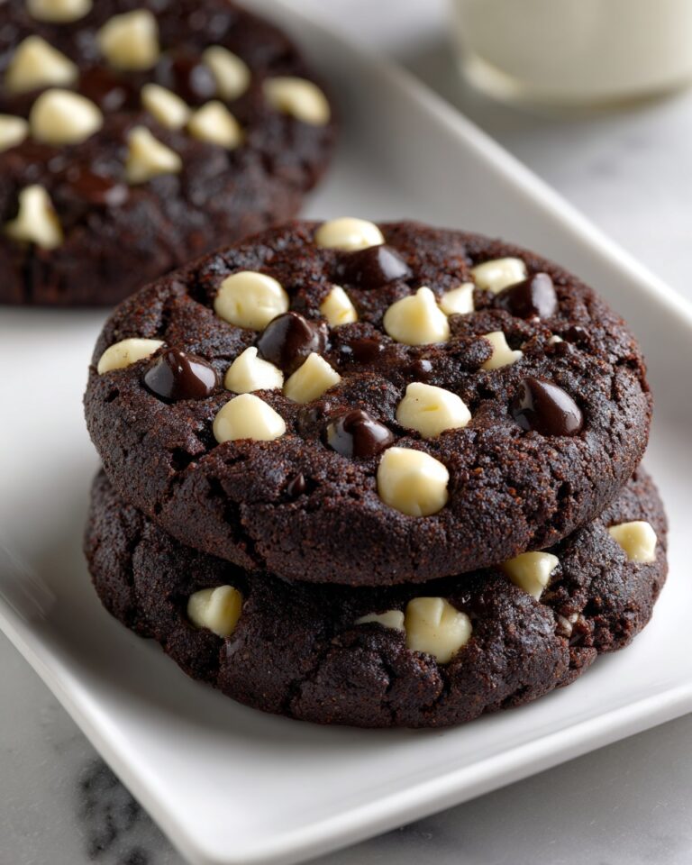 Flourless Triple Chocolate Cookies Recipe