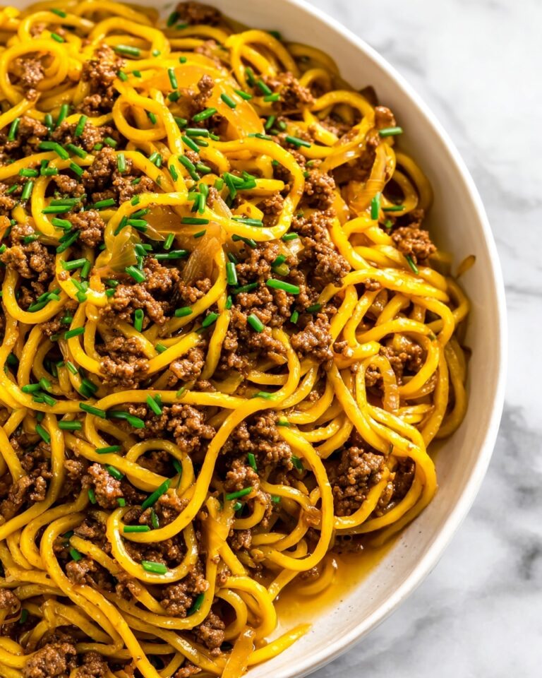 French Onion Beef and Noodles Recipe