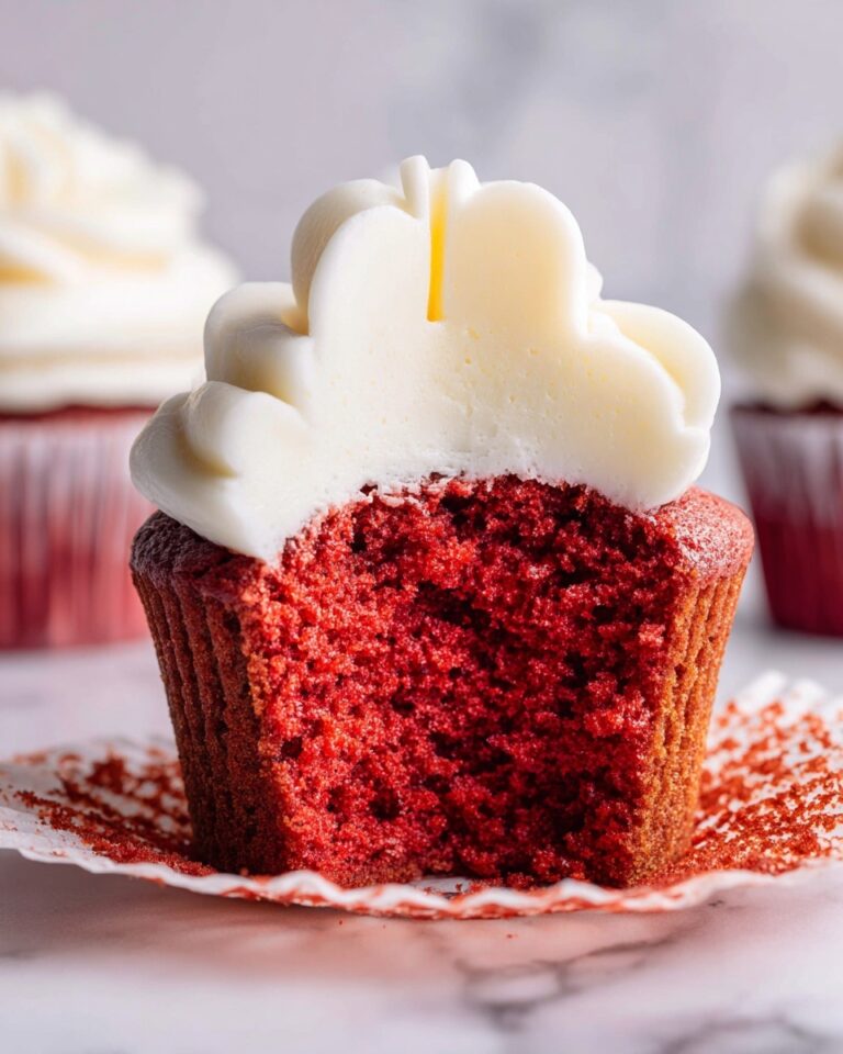 Red Velvet Cupcakes with Cream Cheese Frosting Recipe