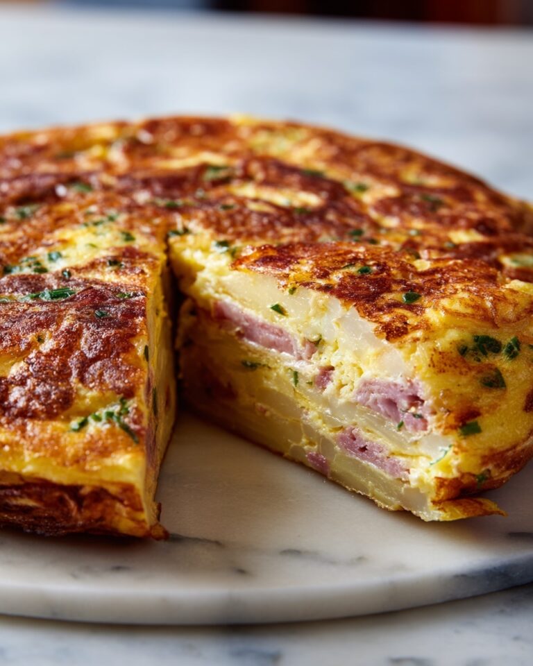 Spanish Tortilla-Inspired Quiche With Hashbrown Crust Recipe