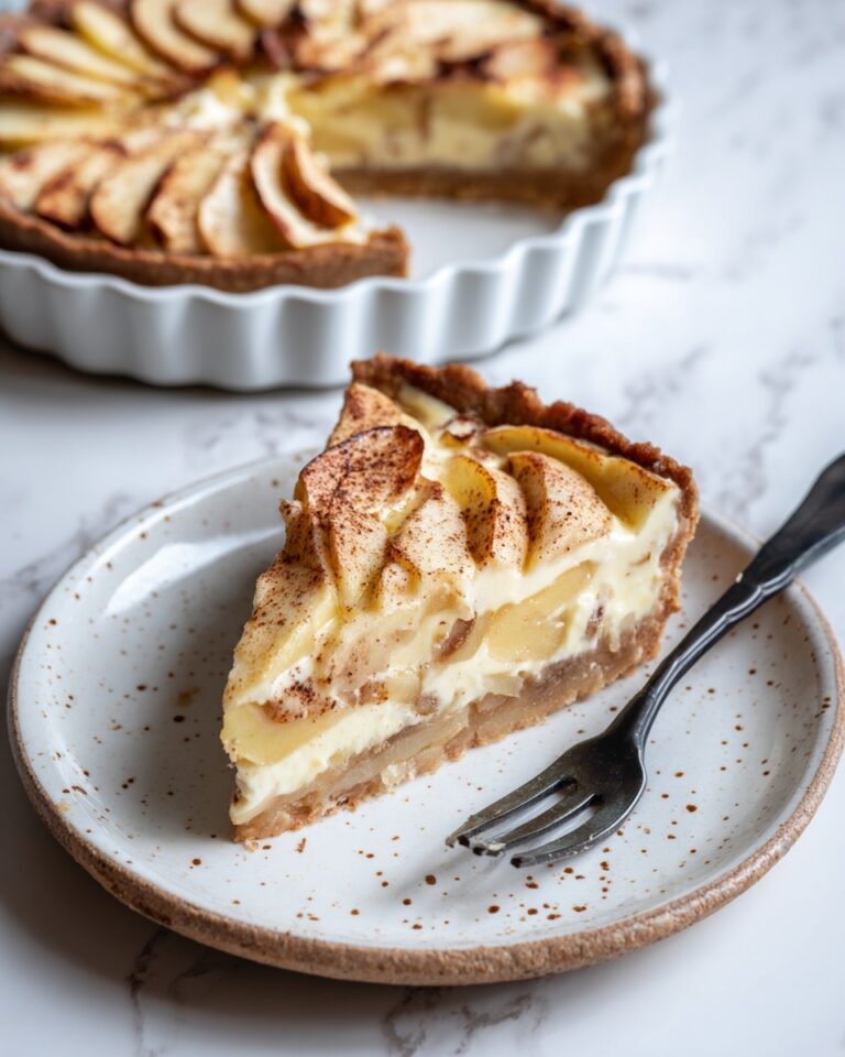 French Custard Pie with Apples (Flan Parisien) Recipe