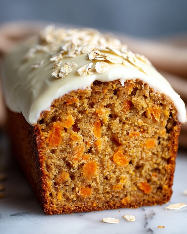Healthy Oatmeal Carrot Cake Loaf Recipe