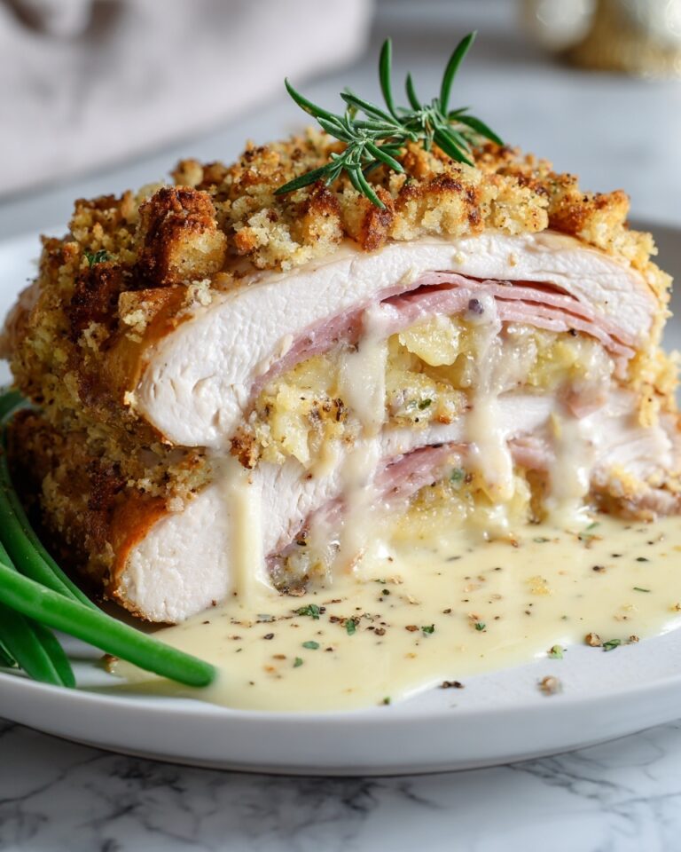 Chicken Cordon Bleu with Dijon Sauce Recipe