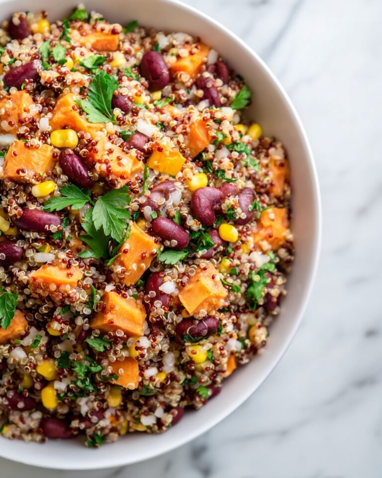 Roasted Sweet Potato Black Bean Quinoa Salad Recipe