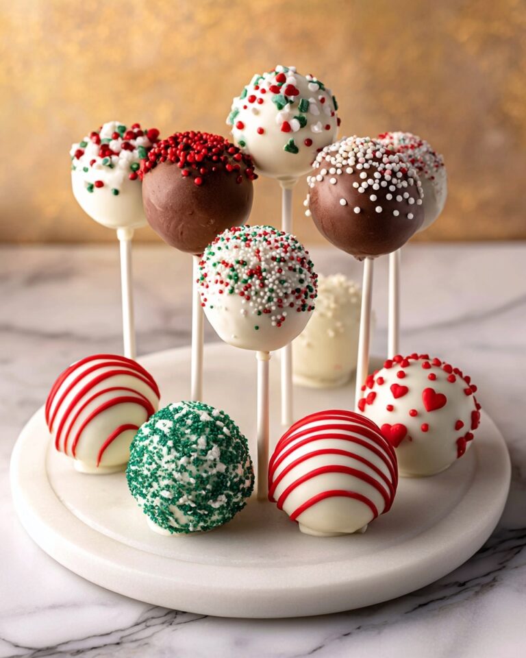 Christmas Cake Pops Recipe
