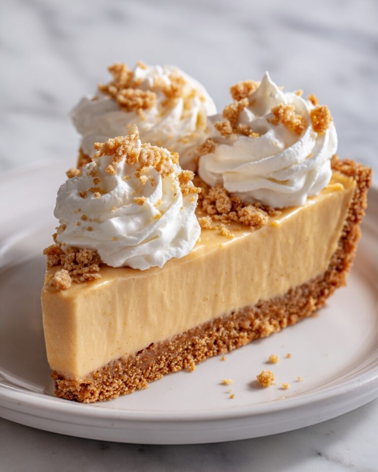 Fluffy No-Bake Peanut Butter Pie Recipe