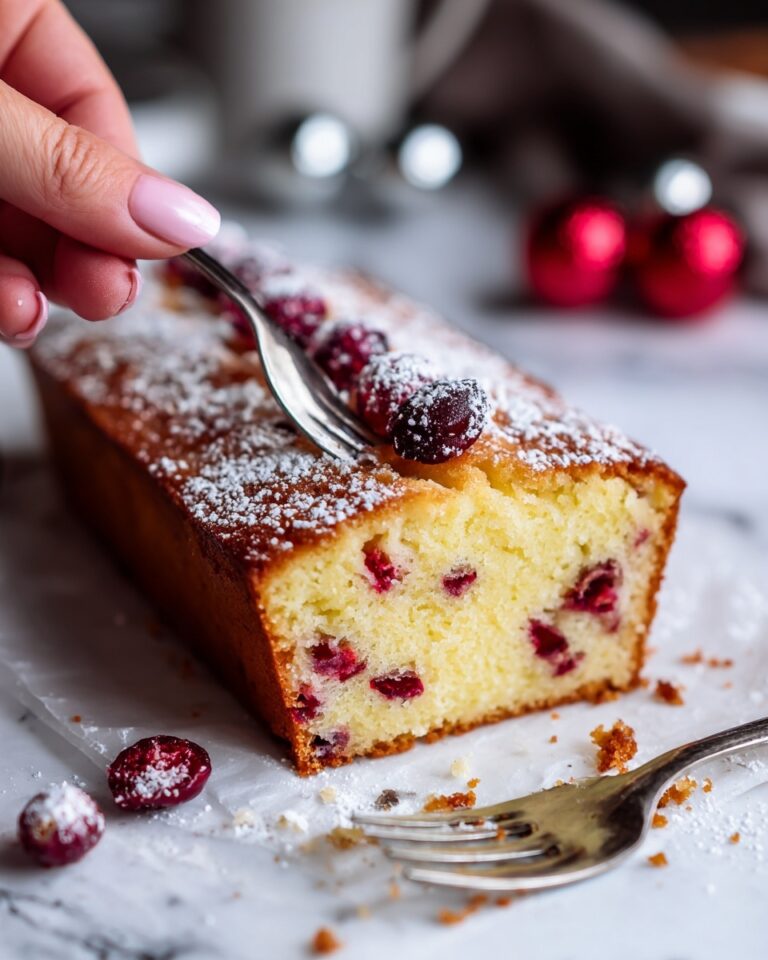 Christmas Cranberry Pound Cake Recipe