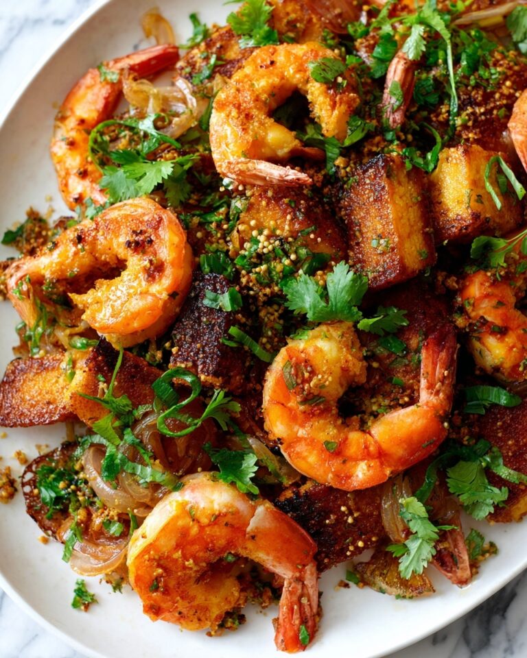 Cilantro Salad with Shrimp, Shallots, and Lime Dressing Recipe