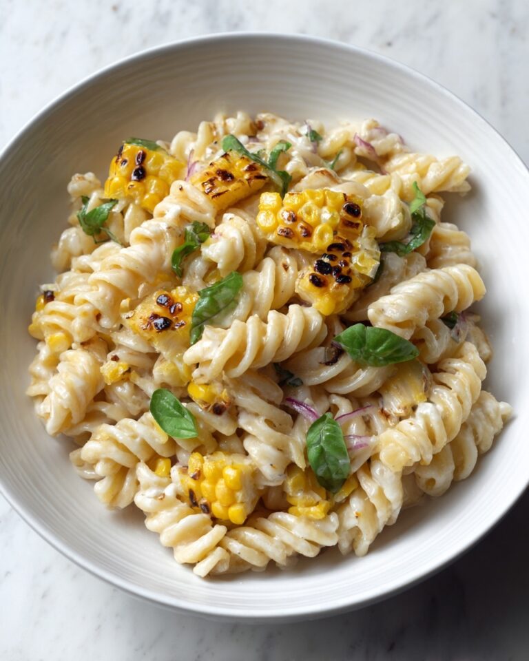 Creamy Street Corn Pasta Salad Recipe