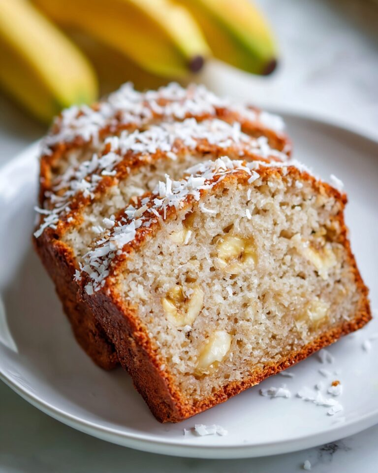 Hawaiian Banana Bread with Pineapple & Coconut Recipe