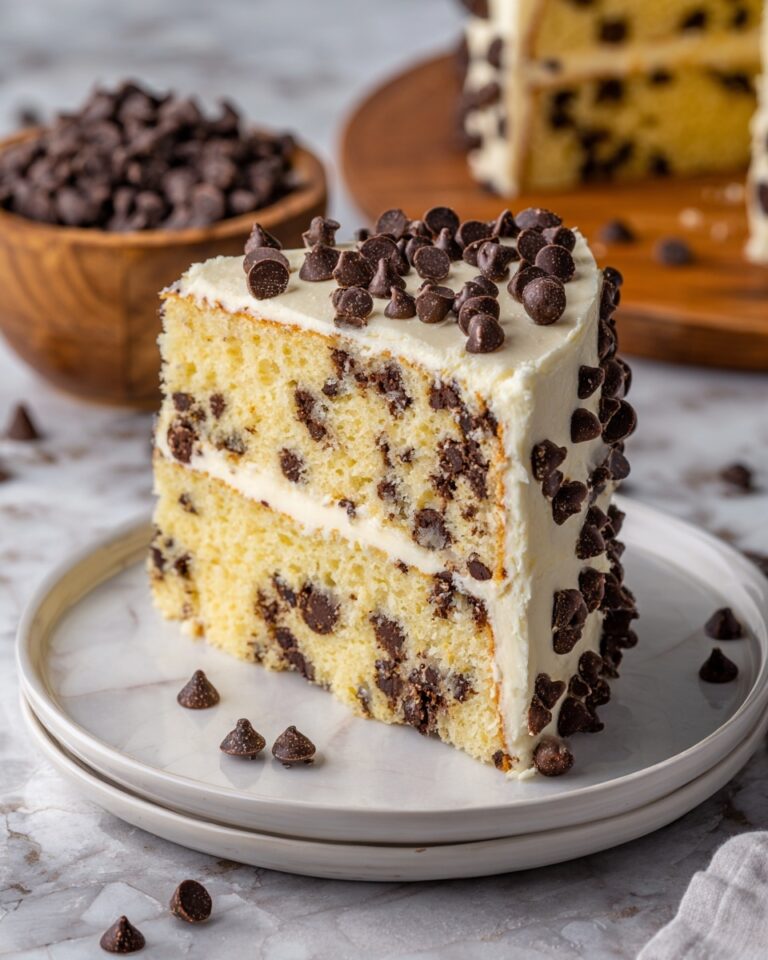 Chocolate Chip Cookie Cake with Cream Cheese Frosting and Chocolate Ganache Recipe