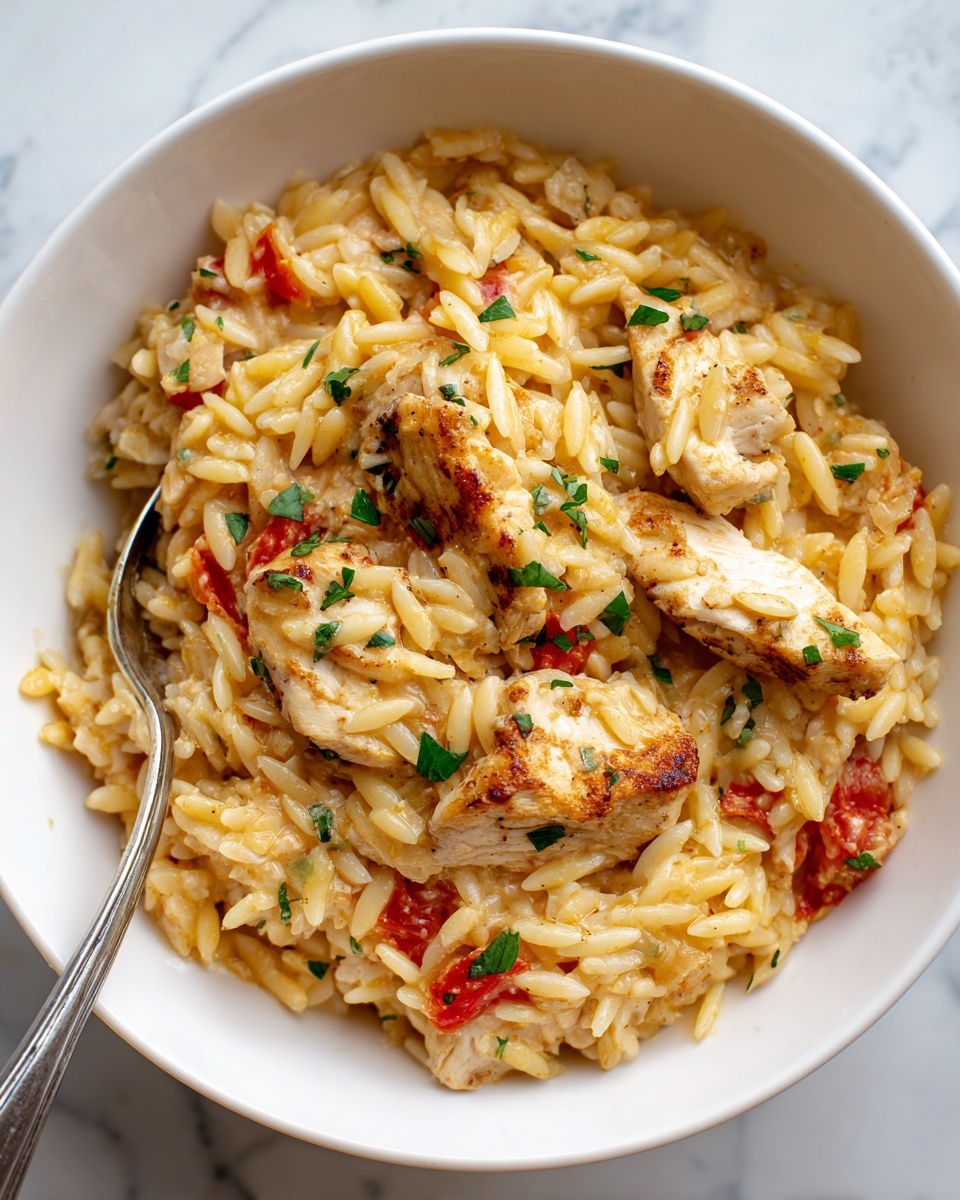 Marry Me Chicken Orzo Recipe - Recipe Image