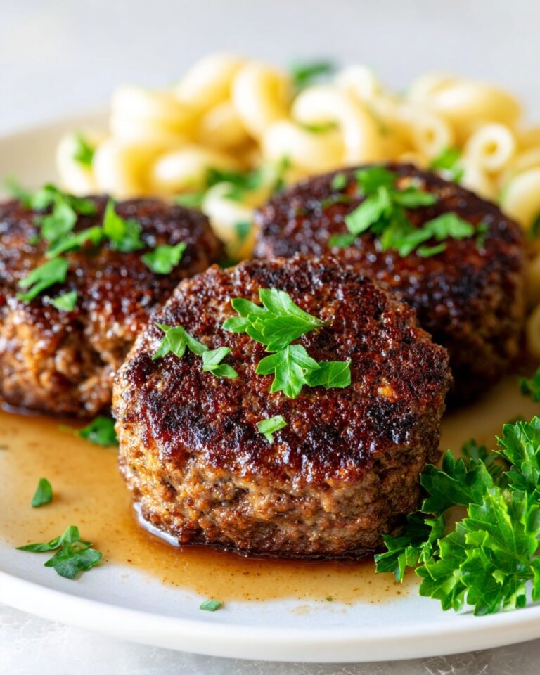 Beef Rissoles with Gravy Recipe