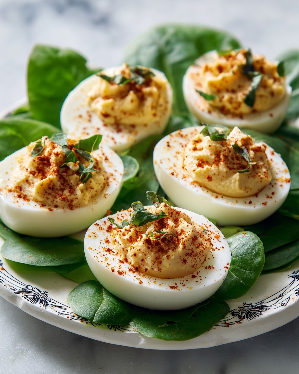 Deviled Egg Tulips Recipe - Recipe Image