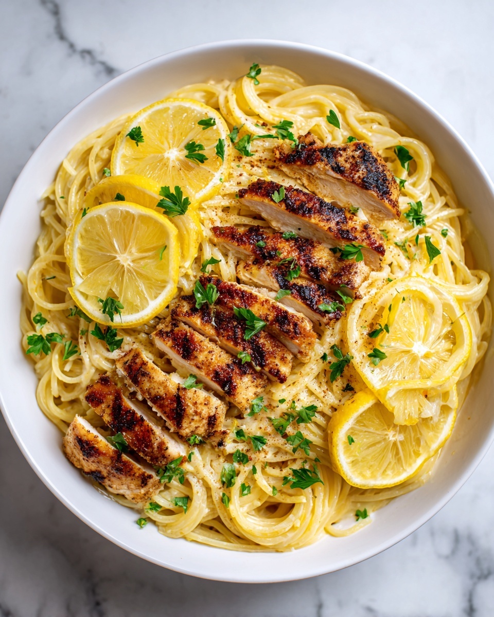 Creamy Chicken Linguine Recipe - Recipe Image