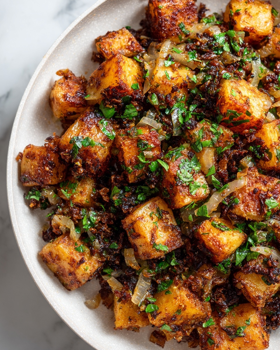Crispy Potato & Leek Turkey Hash Recipe - Recipe Image