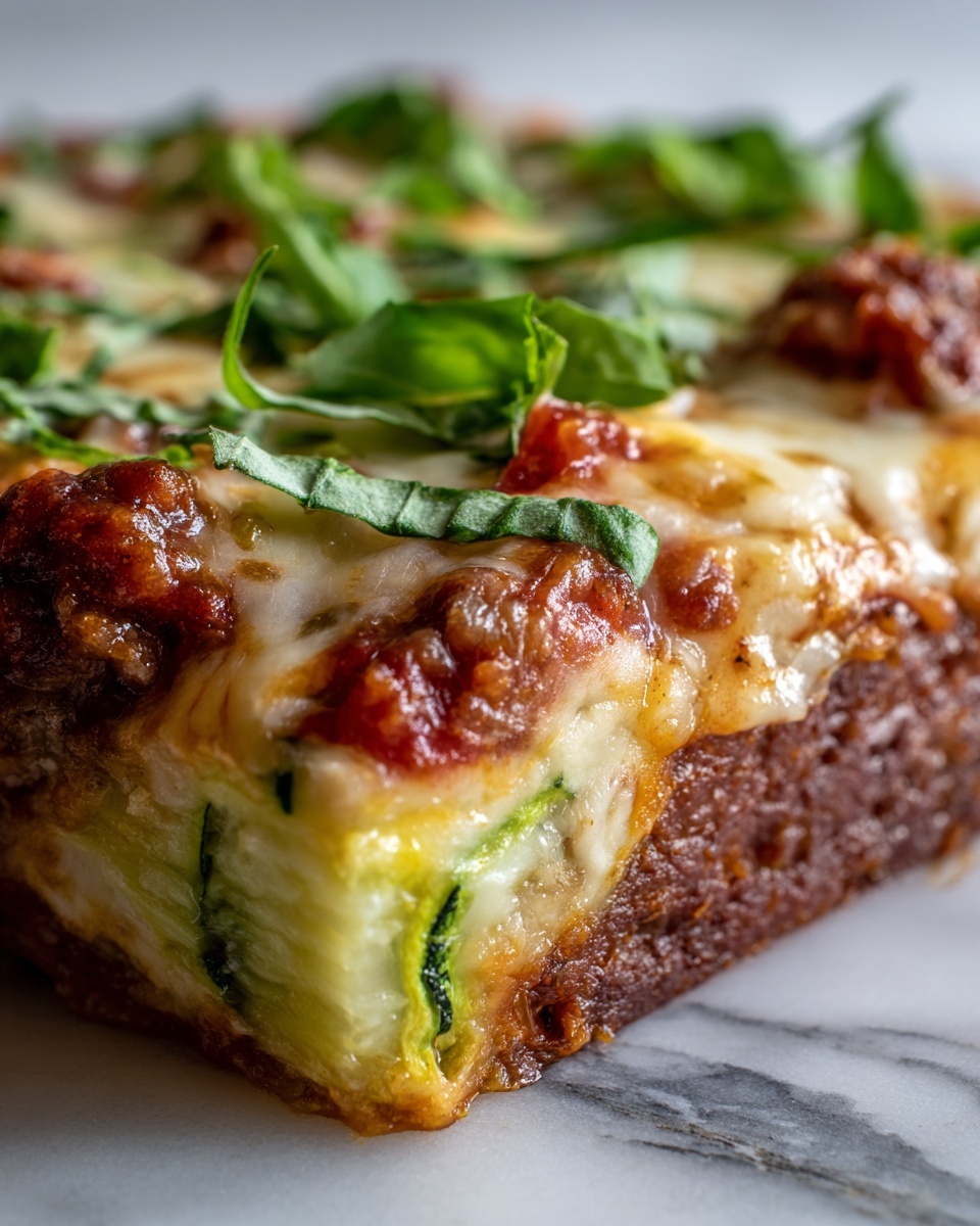 Layered Zucchini Ricotta Melts with Marinara Recipe - Recipe Image