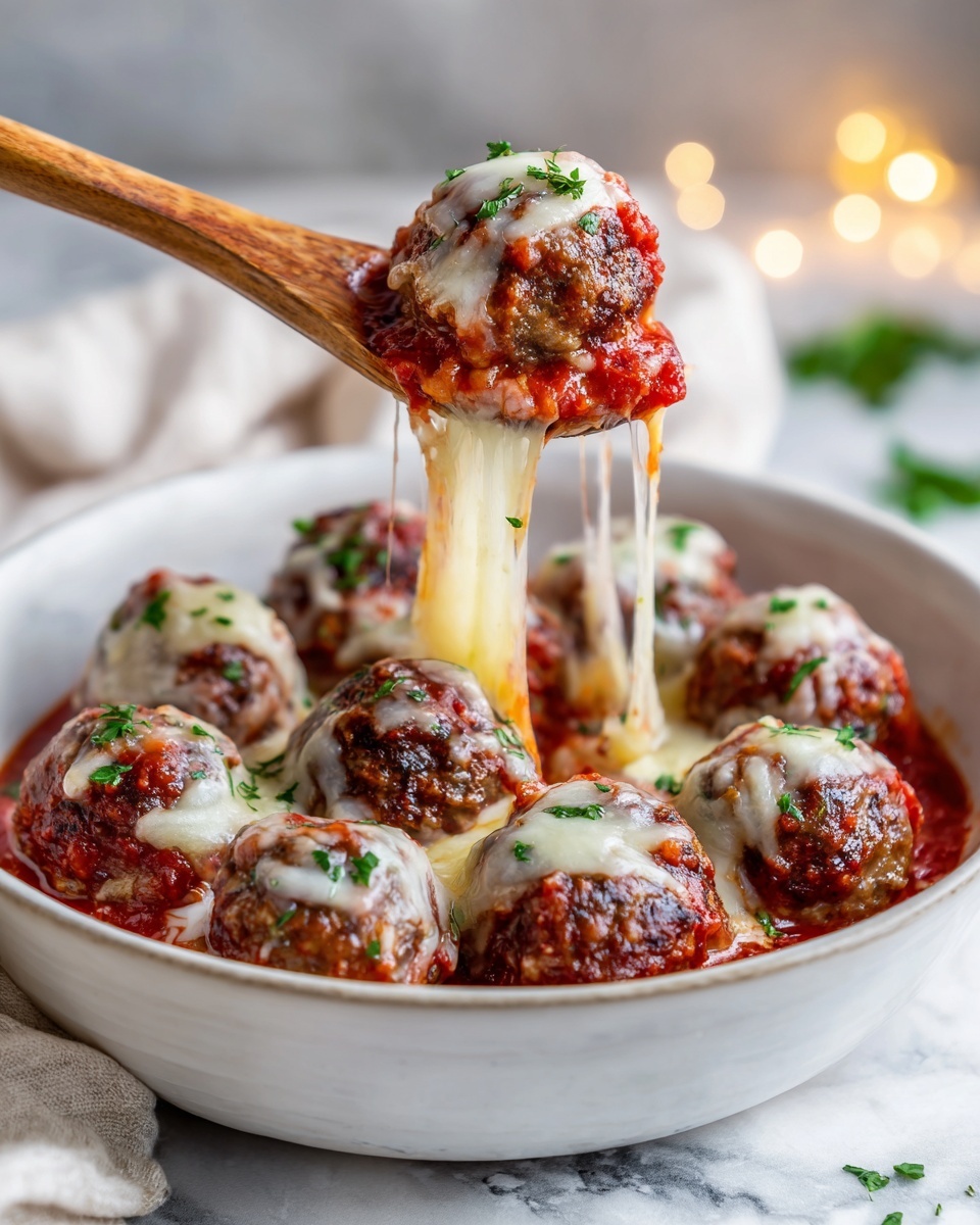 Cheesy Chicken Parmesan Meatballs Recipe - Recipe Image