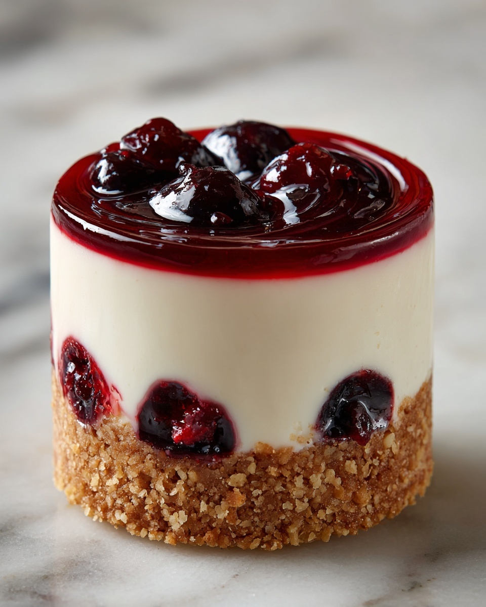 Cheesecake Cookie Cups with Fruity Swirls Recipe - Recipe Image