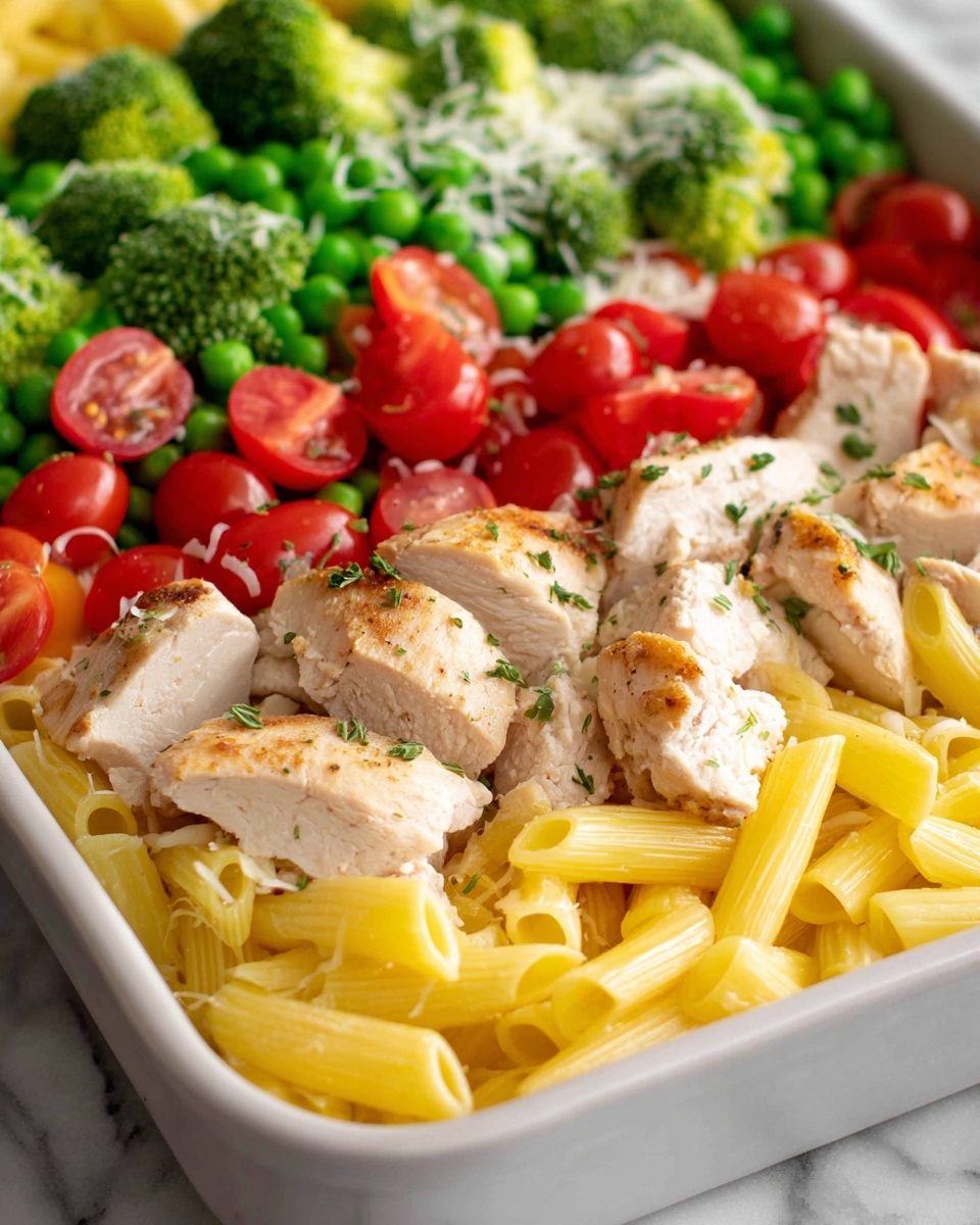 Chicken Pasta Primavera Recipe - Recipe Image