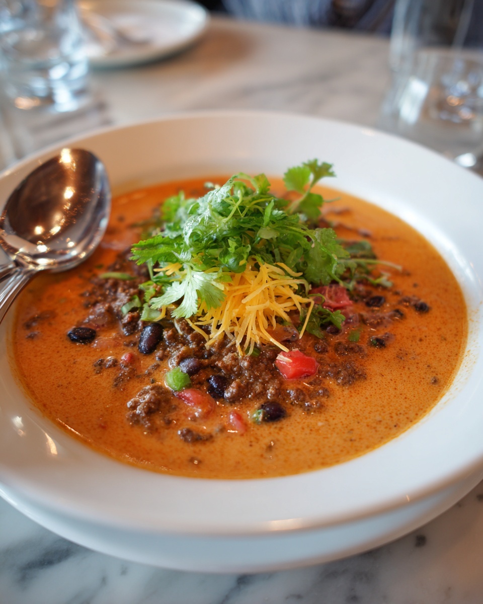 Easy Creamy Taco Soup Recipe - Recipe Image