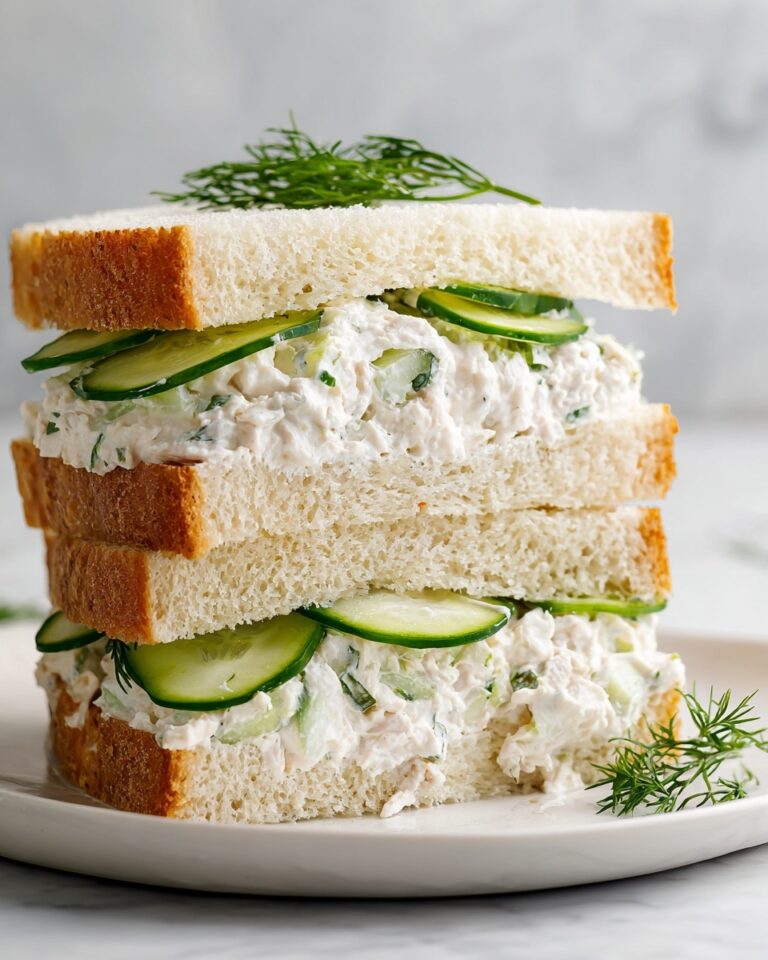 Cucumber Benedictine Tea Sandwiches Recipe