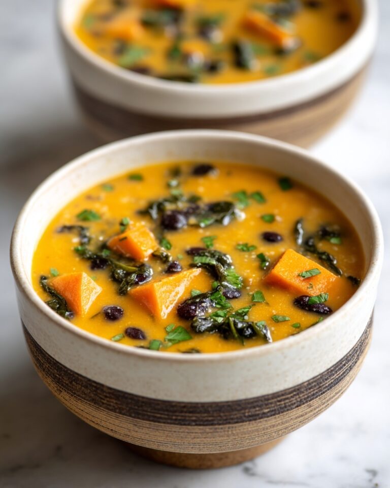 Roasted Sweet Potato and Black Bean Soup Recipe