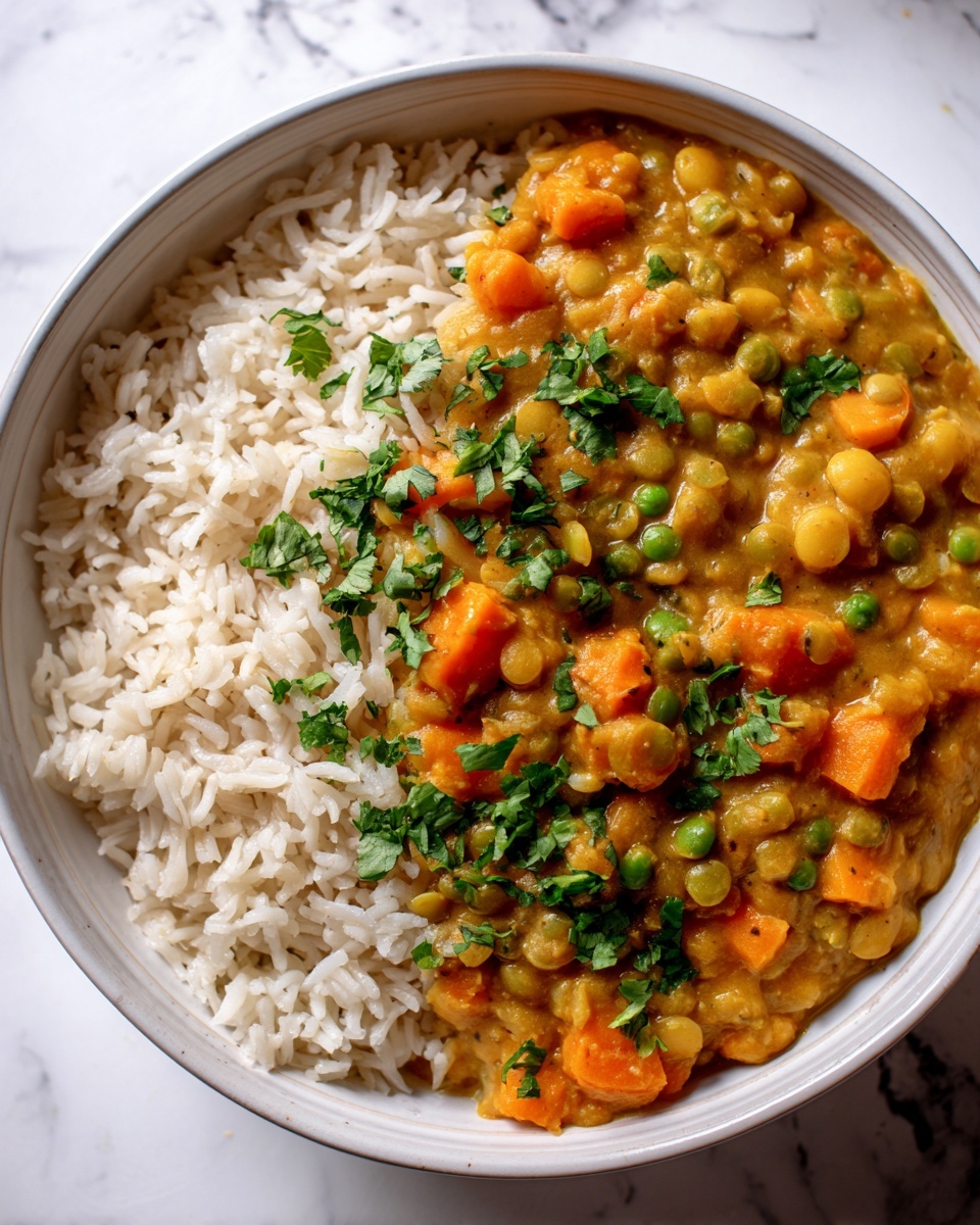 Vegan Butter Lentils and Potatoes Recipe - Recipe Image
