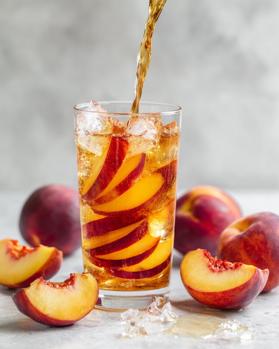 Irresistible Peach Sangria Recipe - Recipe Image