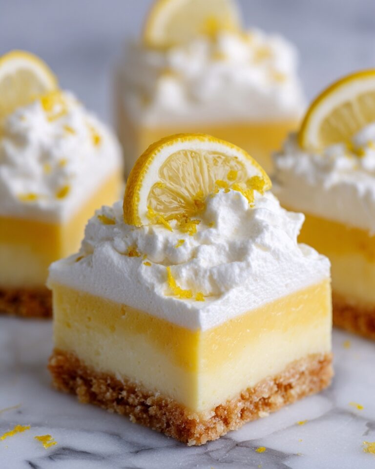 Zesty Lemon Cream Squares Recipe