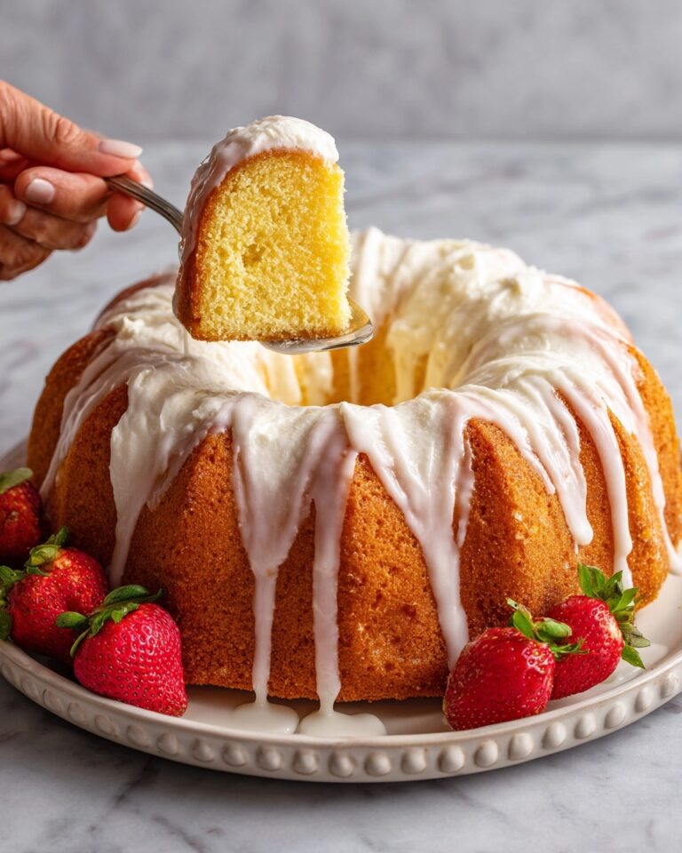 Strawberry Buttermilk Pound Cake Recipe