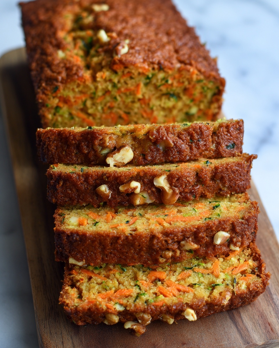Spiced Zucchini Carrot Bread Recipe - Recipe Image