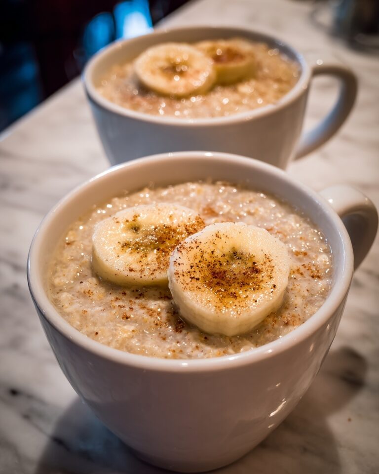 Banana Oatmeal Mug Dessert Recipe