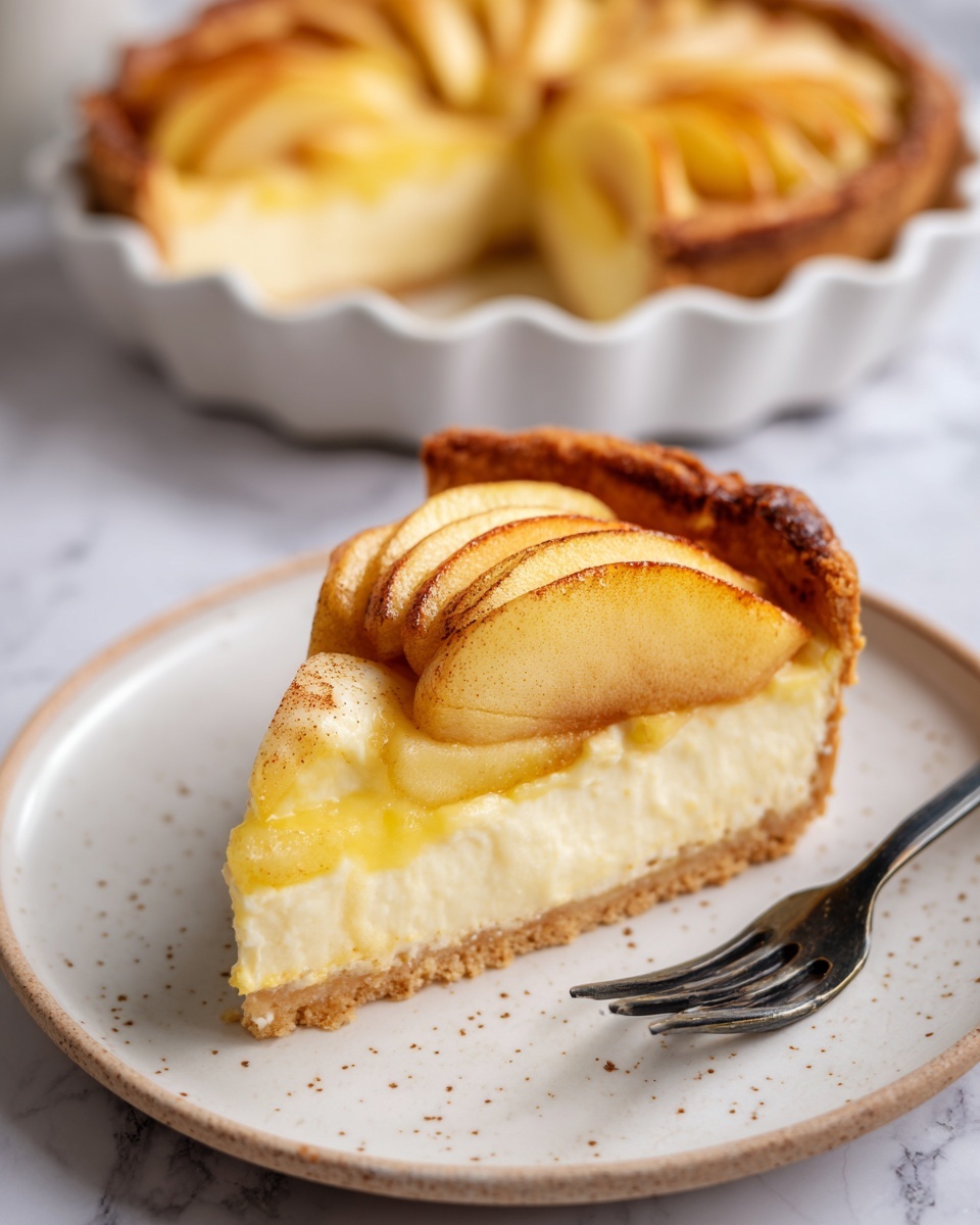 French Custard Pie with Apples (Flan Parisien) Recipe - Recipe Image