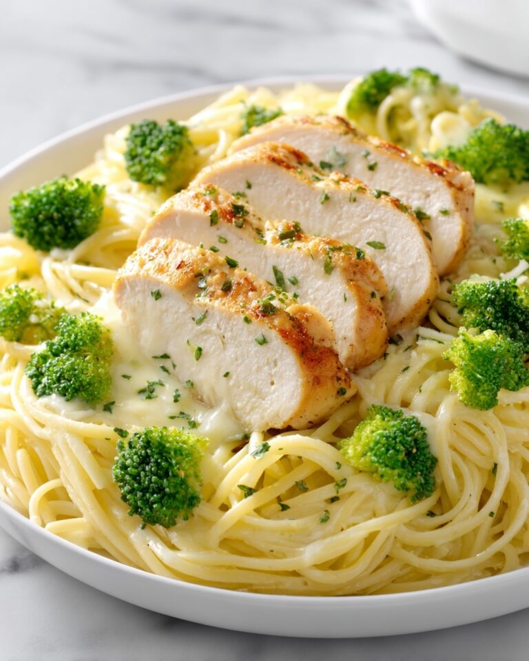 Chicken and Broccoli Pasta with Creamy Parmesan Sauce Recipe