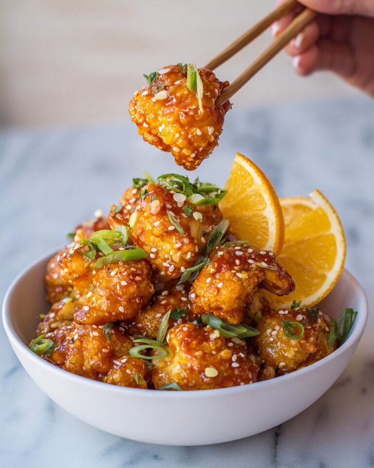 Vegan Glazed Orange Cauliflower “Chicken” Recipe