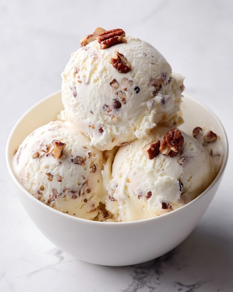 Homemade Butter Pecan Ice Cream Recipe