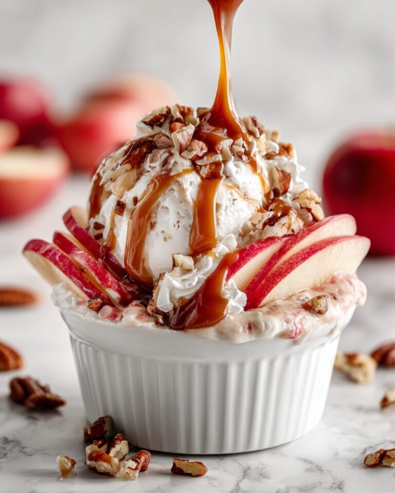 Cream Cheese Caramel Apple Dip with Toffee Bits Recipe