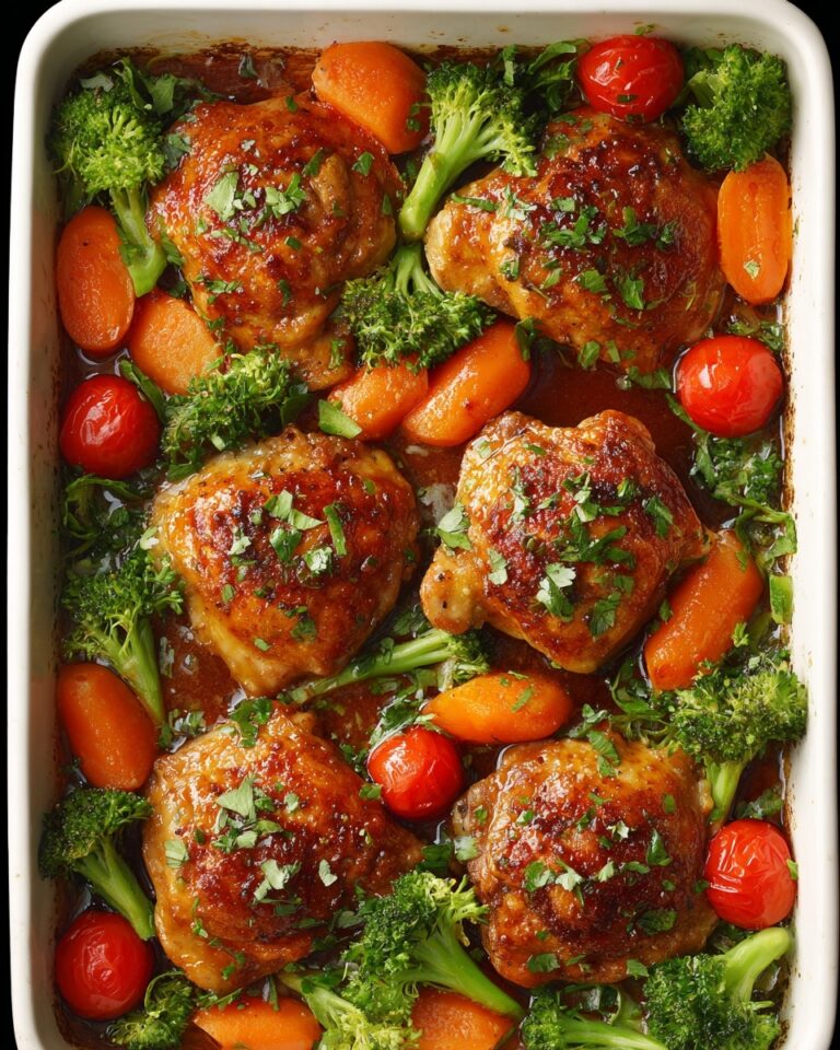 One Pan Balsamic Chicken and Veggies Recipe